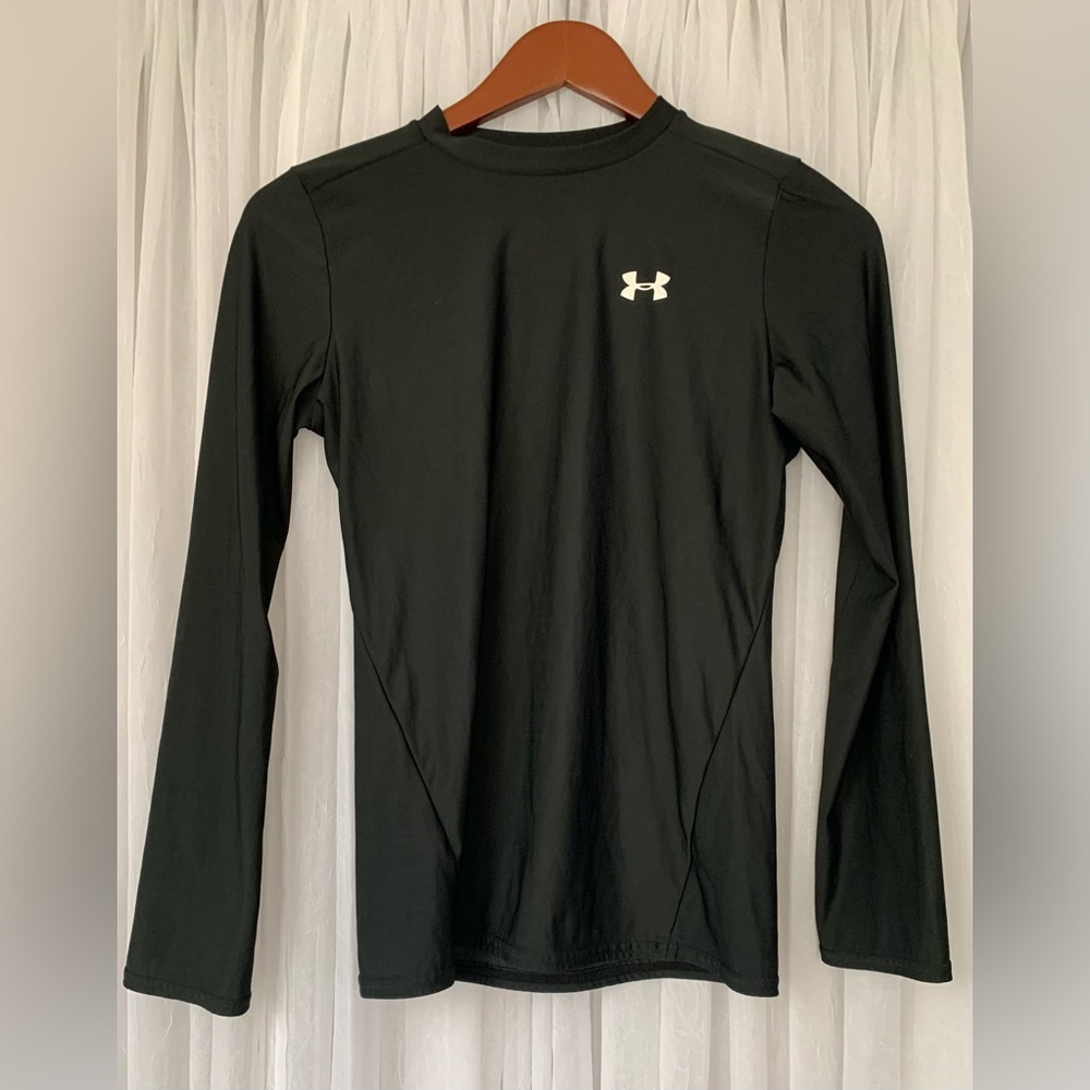 Boys Under Armour Long Sleeve Heat Gear Shirt